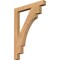 Ekena Millwork Merced Block Smooth Bracket, Western Red Cedar, 3 1/2"W x 32"D x 44"H BKT04X32X44MRC05SWR - alternate 1